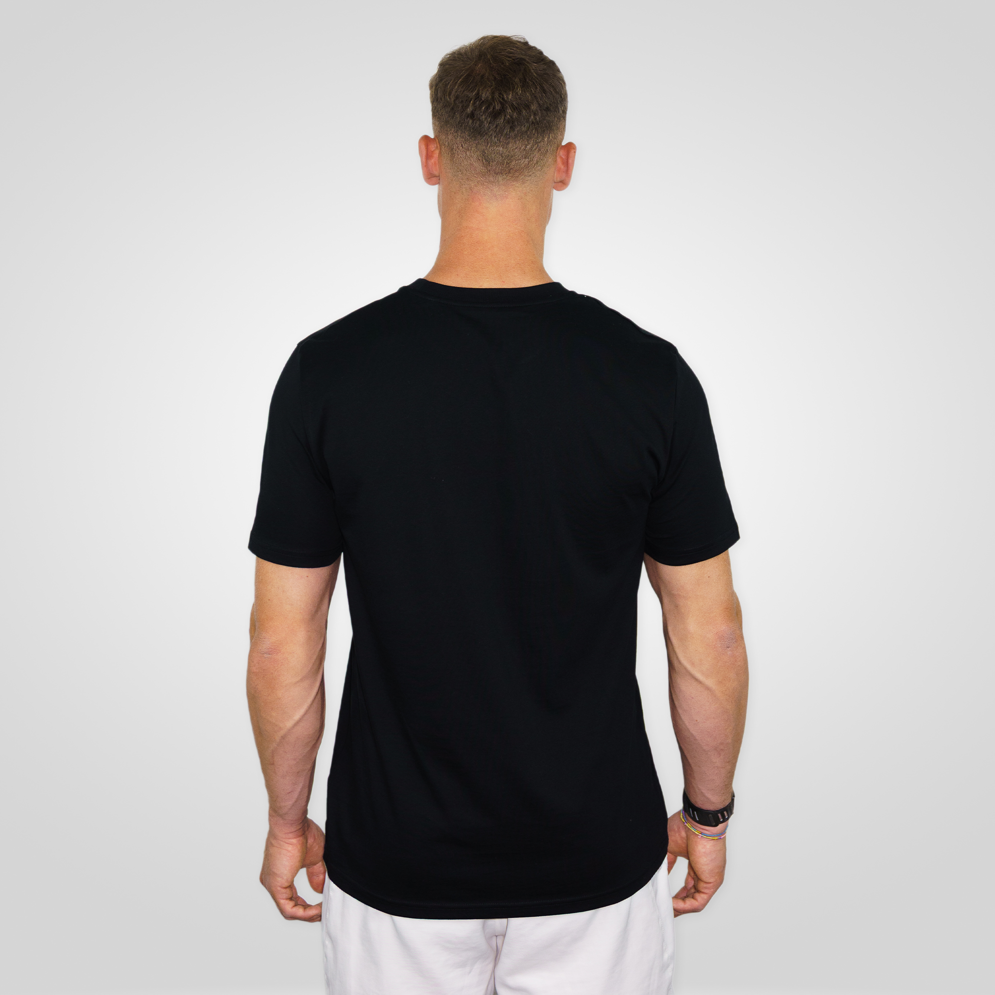 "MOMENTUM" regular tee black