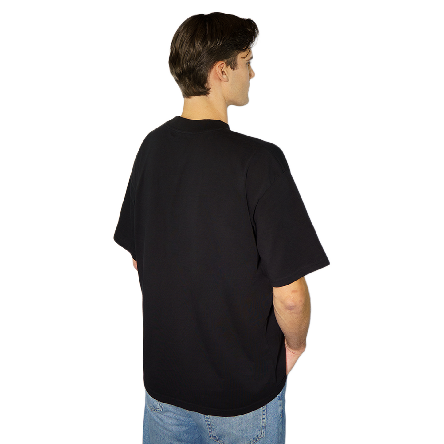"IDENTITY" oversized tee black
