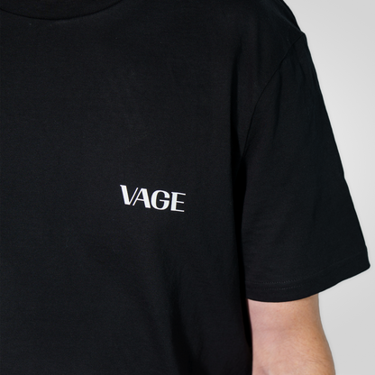 "BASIC" regular tee black