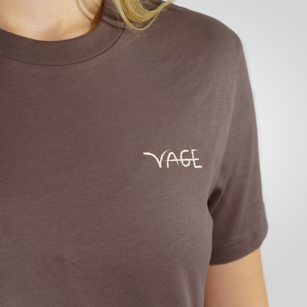 "COCONUT" regular tee cocoa woman