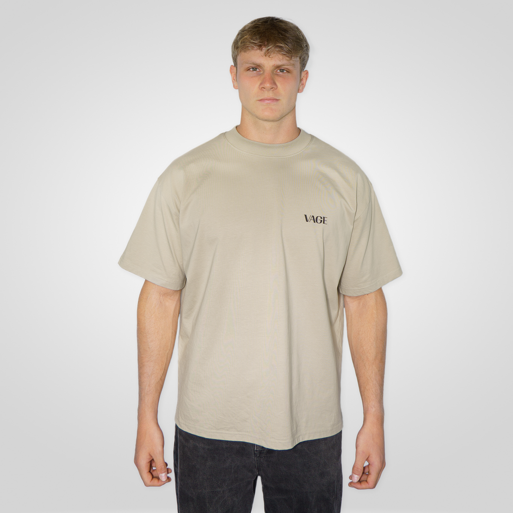 "METAMORPHOSIS" oversized tee stone