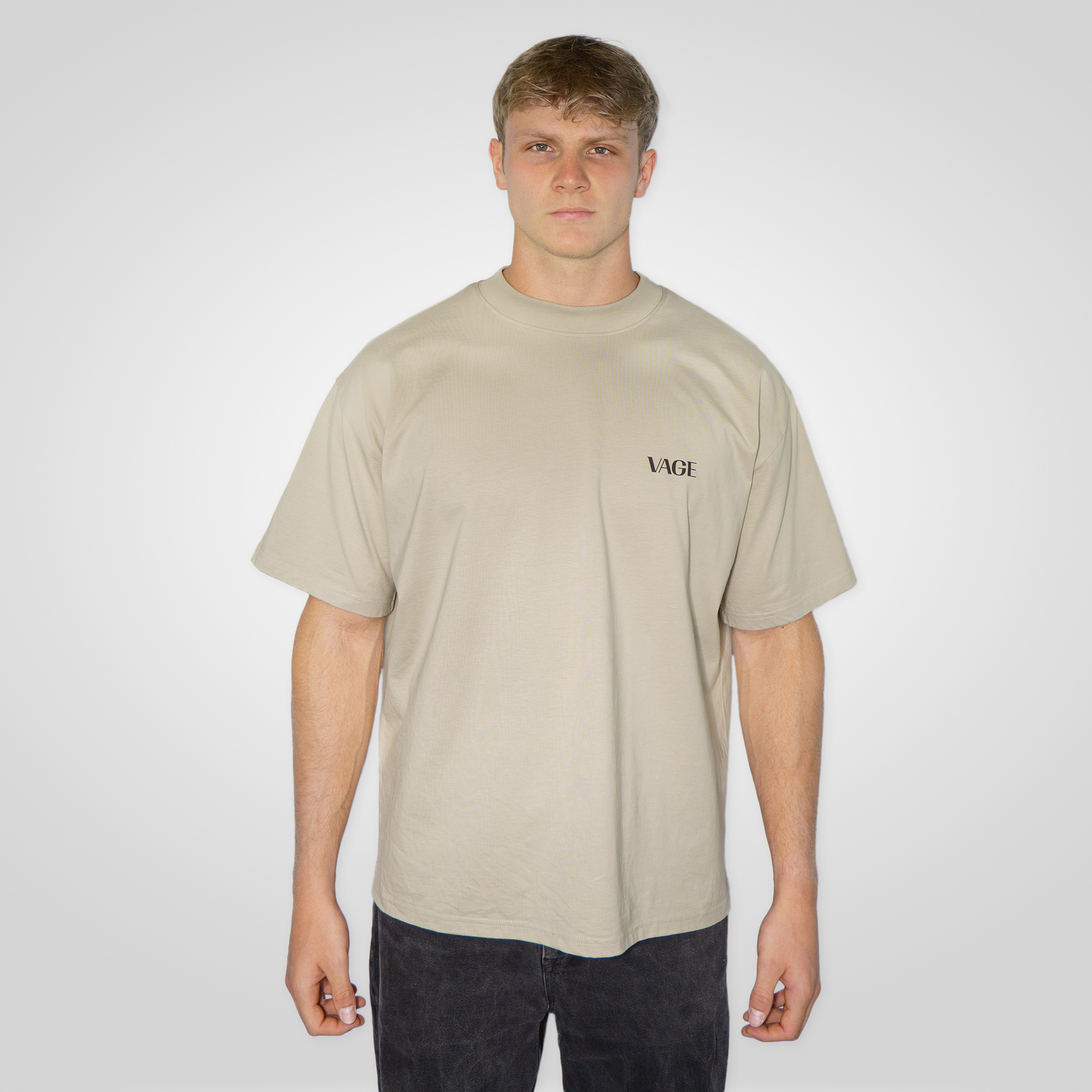 "METAMORPHOSIS" oversized tee stone