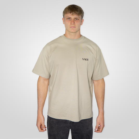 "METAMORPHOSIS" oversized tee stone