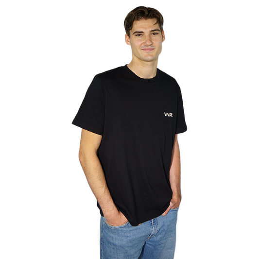 "BASIC" regular tee black